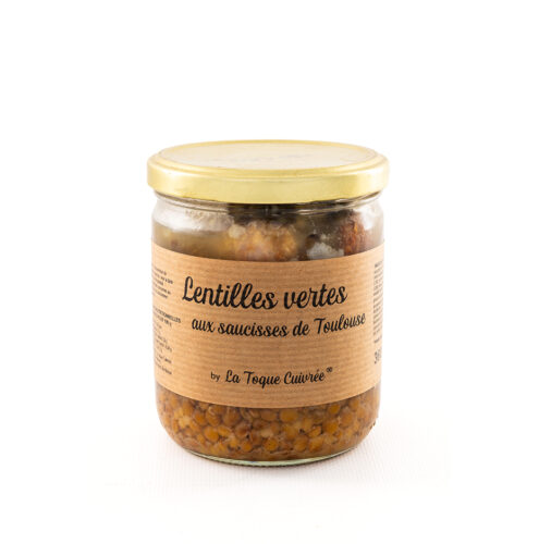 Image du produit Lentilles de France aux saucisses de Toulouse